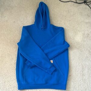men’s blue large carhartt hoodie